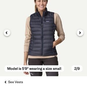 Patagonia Women's Black Puffer Vest